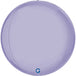 Grabo 15 inch Satin Lilac Globe Balloon Packaged product