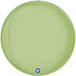 Grabo 15 inch Satin Olive Green Globe Balloon Packaged product