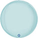 Grabo 15 inch Satin Pastel Blue Globe Balloon Packaged product