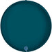 Grabo 15 inch Satin Petrol Blue Globe Balloon Packaged product