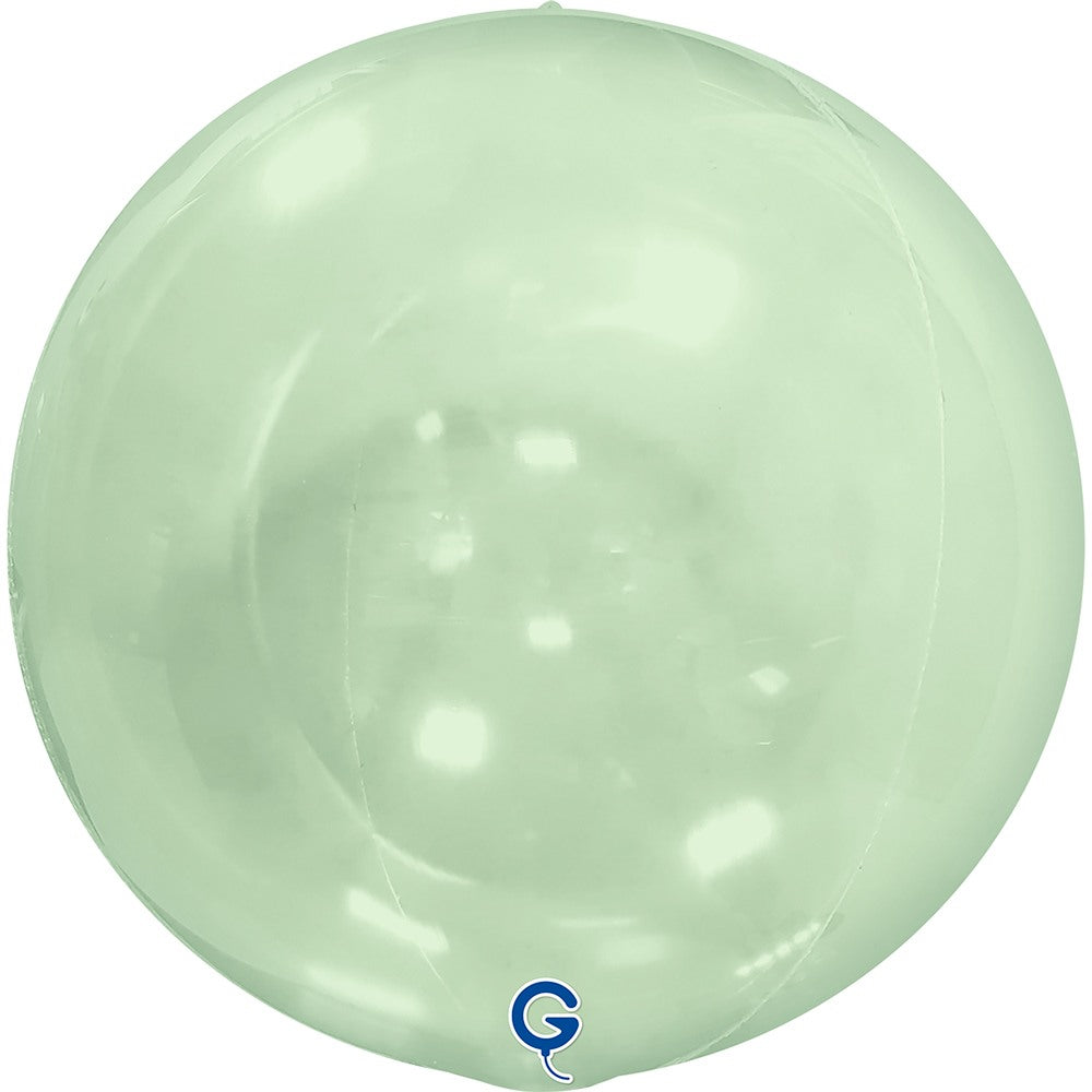 Grabo 15 inch Transparent Green Globe Balloon Unpackaged (No Valve) product