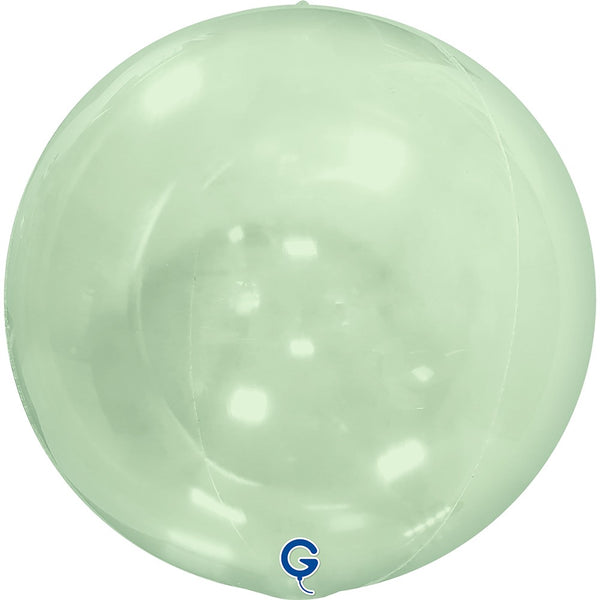 Grabo 15 inch Transparent Green Globe Balloon Unpackaged (No Valve) product