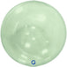 Grabo 15 inch Transparent Green Globe Balloon Unpackaged (No Valve) product