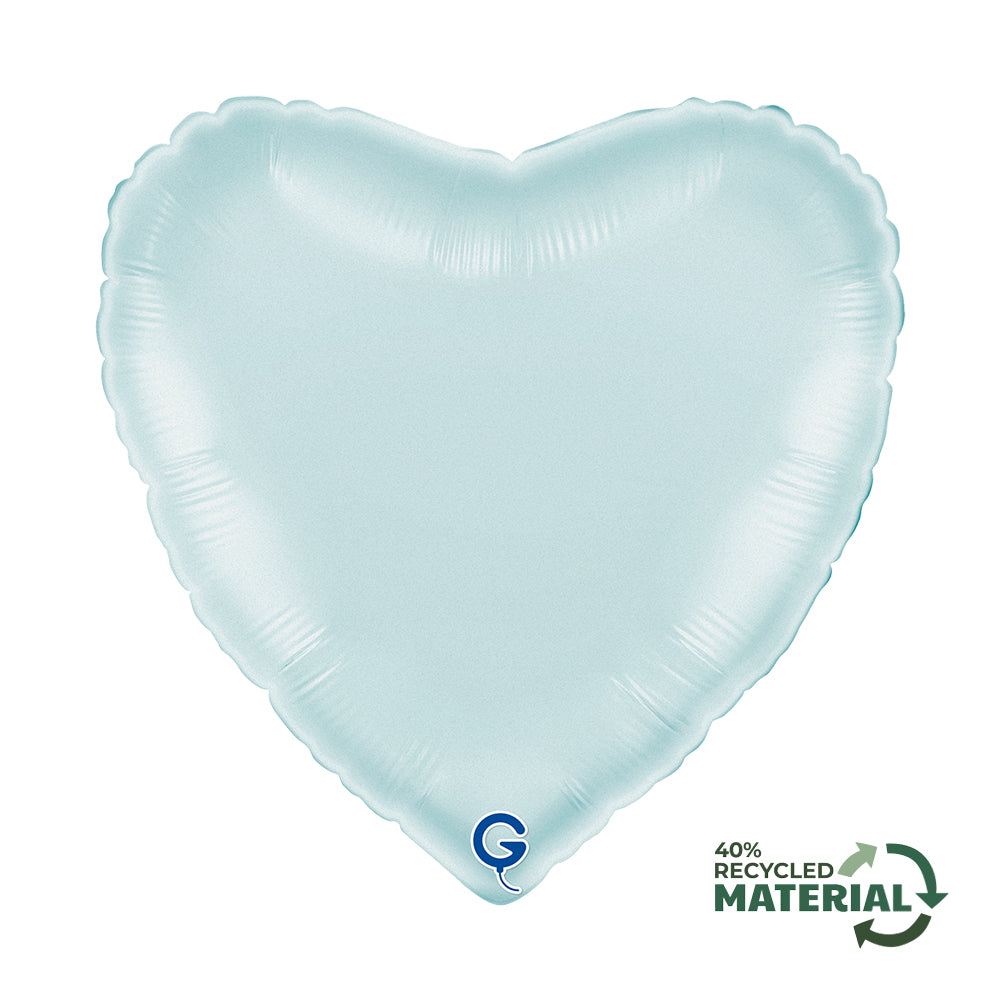 Grabo 18 inch Satin Pastel Blue Heart product