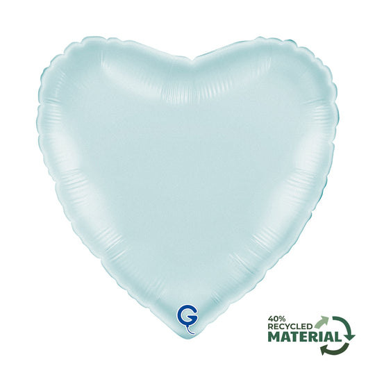 Grabo 18 inch Satin Pastel Blue Heart product