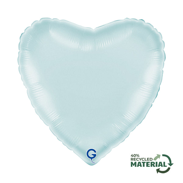 Grabo 18 inch Satin Pastel Blue Heart product