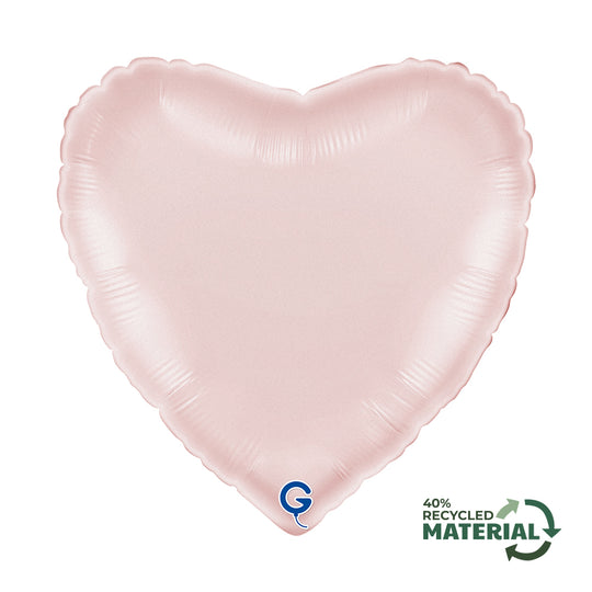 Grabo 18 inch Satin Pastel Pink Heart product