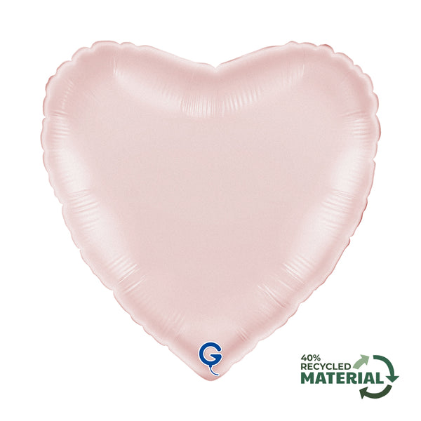Grabo 18 inch Satin Pastel Pink Heart product