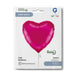 Grabo 18 inch Magenta Heart packaging