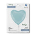 Grabo 18 inch Pastel Blue Heart packaging