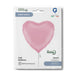 Grabo 18 inch Pastel Pink Heart packaging