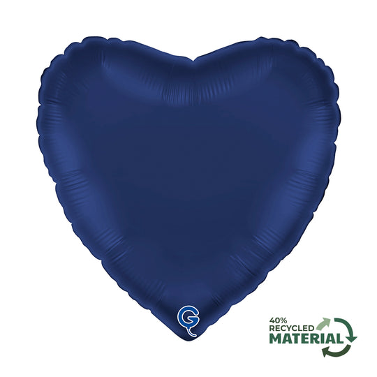 Grabo Heart 18inc Satin Blue Navy product