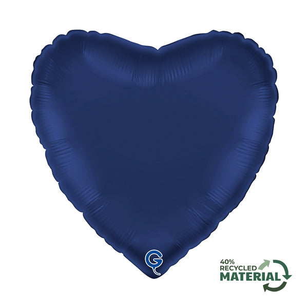 Grabo Heart 18inc Satin Blue Navy product