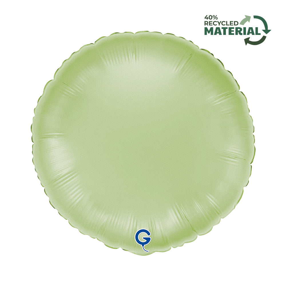 Grabo 18 inch Satin Olive Green Round product