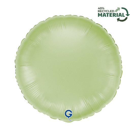 Grabo 18 inch Satin Olive Green Round product