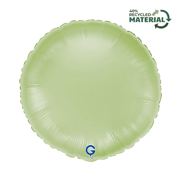 Grabo 18 inch Satin Olive Green Round product