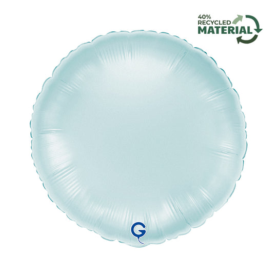 Grabo 18 inch Satin Pastel Blue Round product