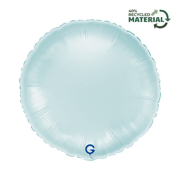 Grabo 18 inch Satin Pastel Blue Round product