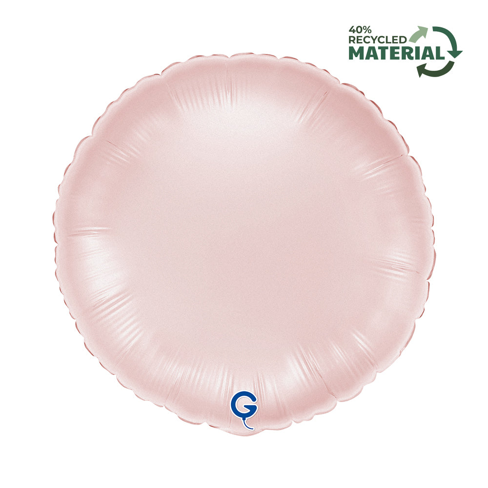 Grabo 18 inch Satin Pastel Pink Round product