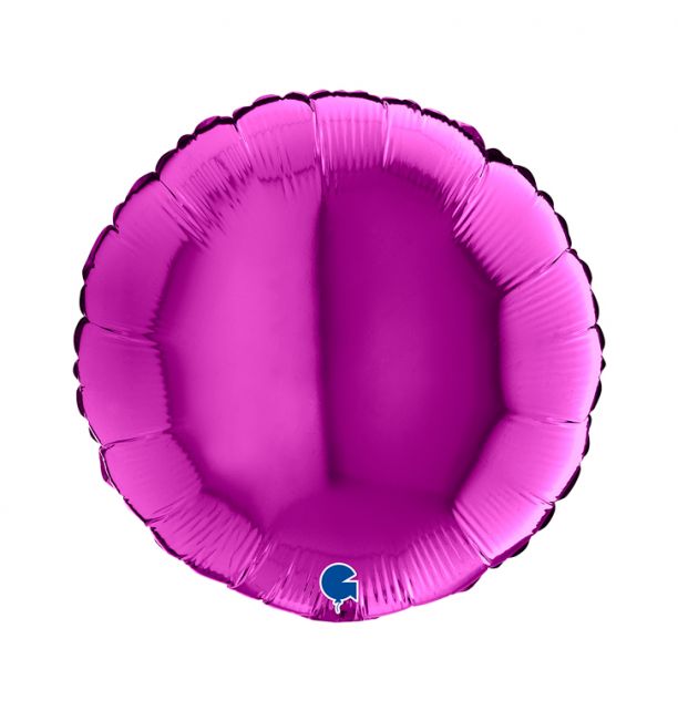 Round 18"Purple Foil Balloon Packaged Round Balloon