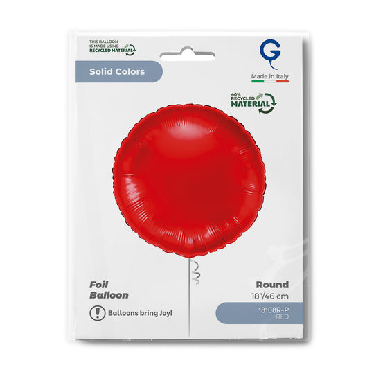 Grabo 18 inch Red Round packaging