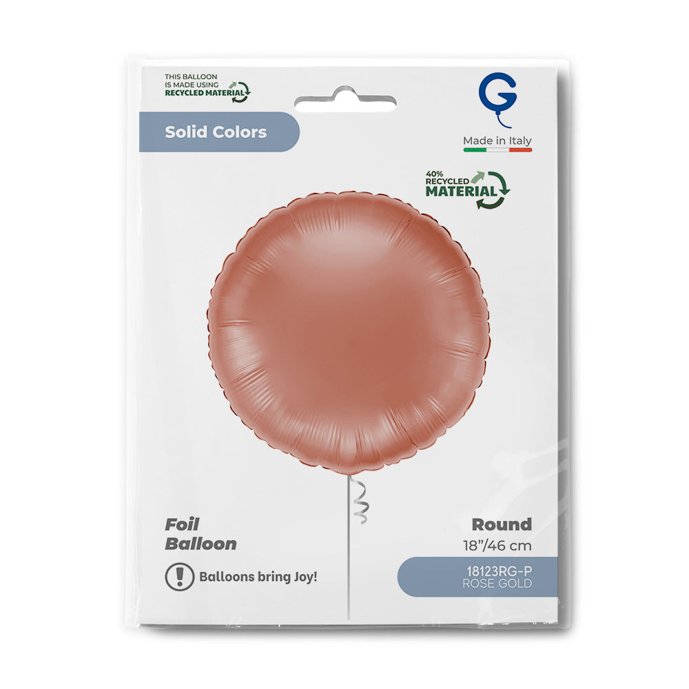 Grabo 18 inch Rose Gold Round packaging