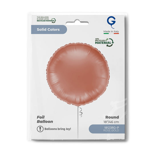 Grabo 18 inch Rose Gold Round packaging