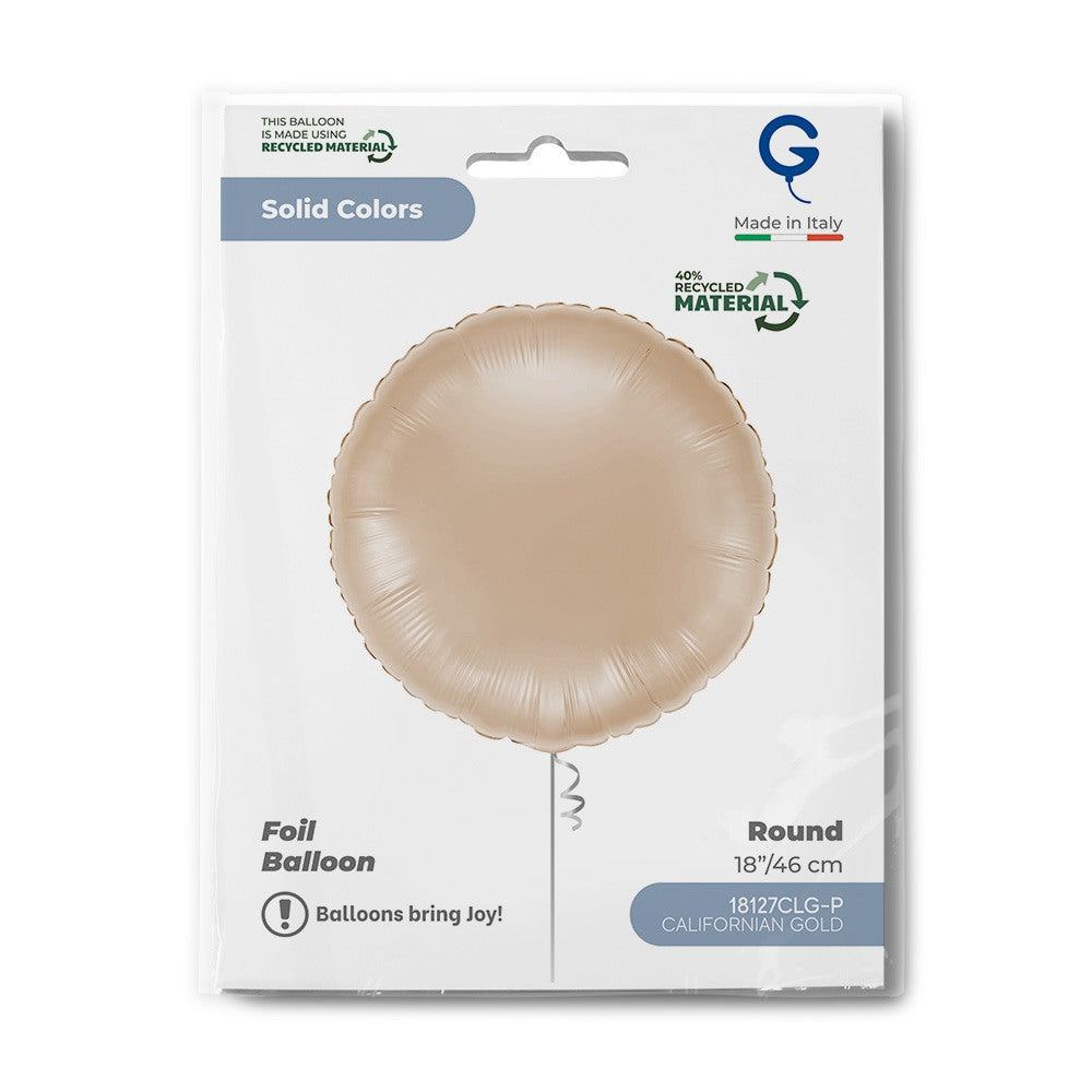Grabo 18" Californian Gold Round packaging