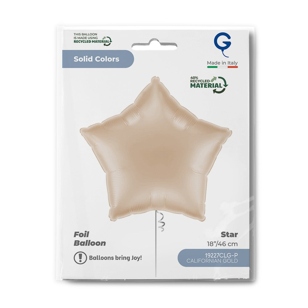 Grabo 18" Californian Gold Star packaging
