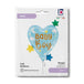 Grabo 25" Baby Boy Heart Stars packaging