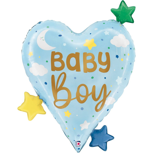 Grabo 25" Baby Boy Heart Stars product