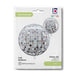 Grabo 15 Inch Disco Ball Globe Balloon Packaged packaging