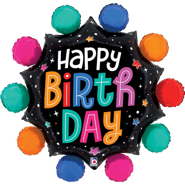 Grabo 29" Colourful Circles Birthday product