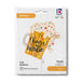 Grabo 27" Birthday Fun Confetti Beer packaging