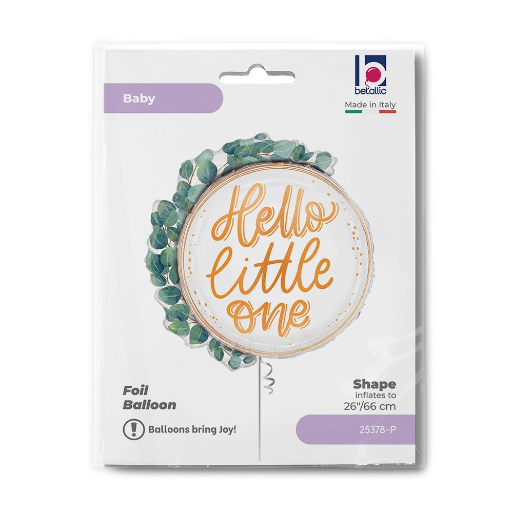 Grabo 26 inch Hello Little One Eucalyptus Wreath packaging