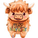 Grabo 27" Highland Cow Birthday product