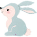 Grabo 31" Blue Woodland Bunny product