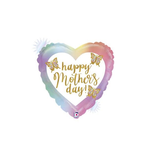 Folienballon 'Mothers Day' – 'Mummy I Love You To The Moon And Back', 18 Zoll