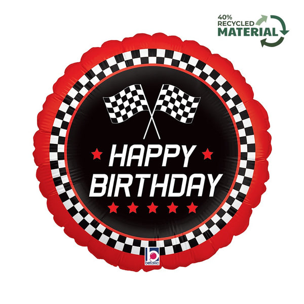 Grabo 18 inch Checkered Flag Birthday product