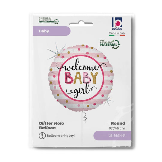 Grabo 18" Baby Girl Stripes packaging