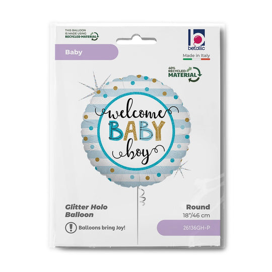 Grabo 18" Baby Boy Stripes packaging