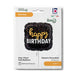 Grabo 18"" Birthday Script Confetti packaging