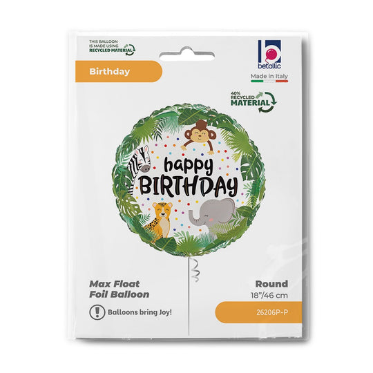 Grabo 18" Jungle Birthday packaging