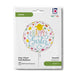 Grabo 18 inch Easter Dots Chick Foil Balloon packaging