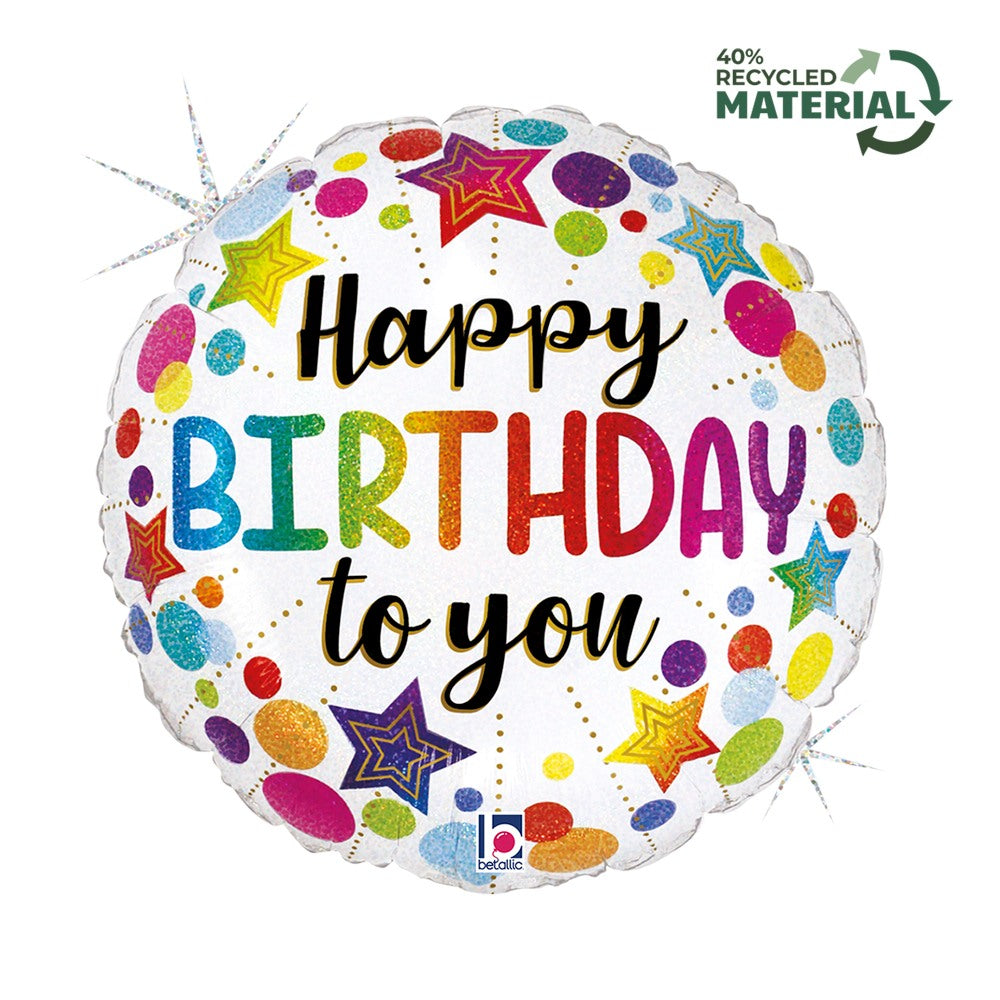 Grabo 18" Birthday Stars & Dots product