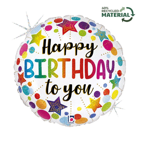 Grabo 18" Birthday Stars & Dots product