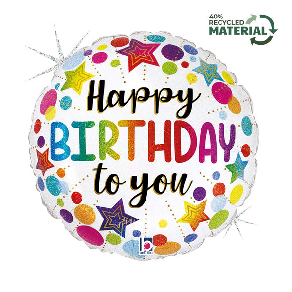Grabo 18" Birthday Stars & Dots product