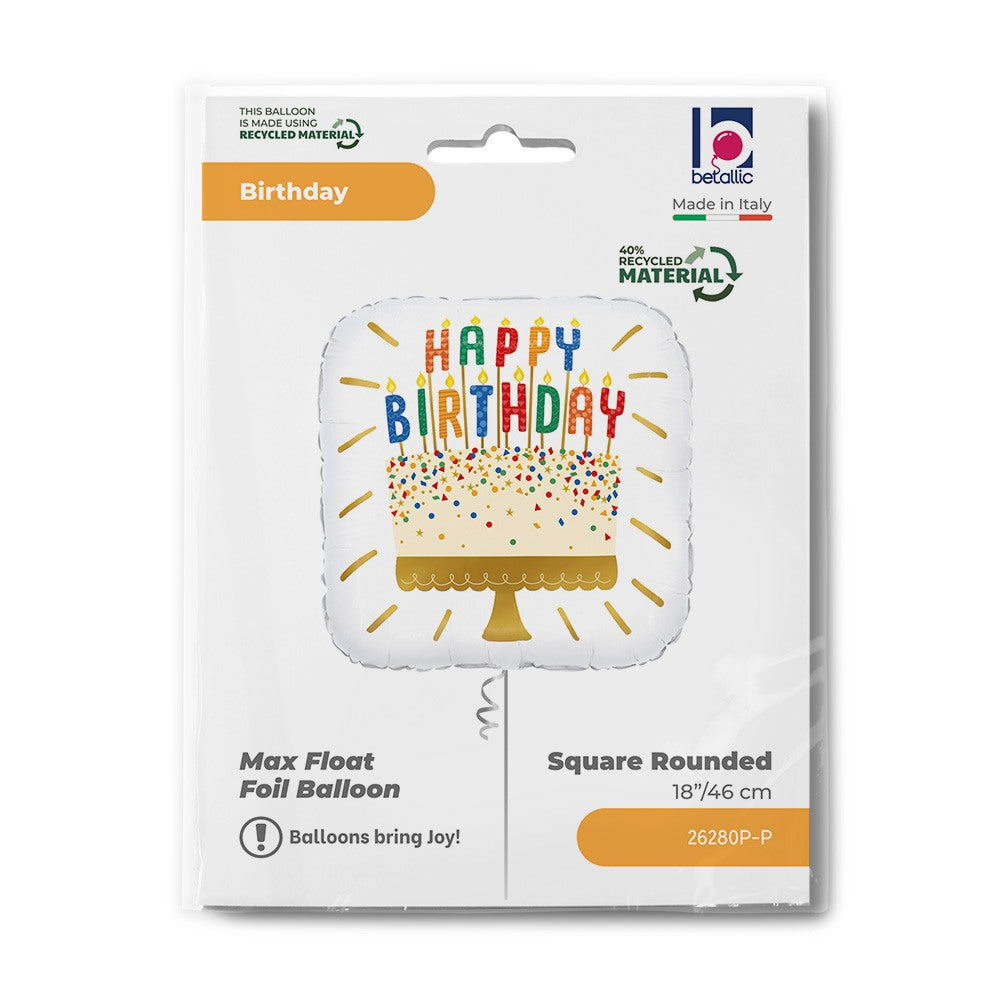 Grabo 18"" Birthday Cake Candles packaging