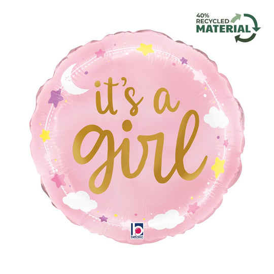Grabo 18" It's A Girl Stars & Clouds product