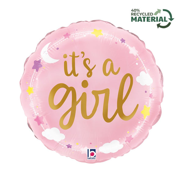 Grabo 18" It's A Girl Stars & Clouds product